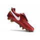 Nike Tiempo Legend 10 Elite FG Nouvelles Rouge Blanc