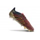 Crampon adidas Predator Elite FG Rouge Lucide Or Noir