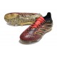 Crampon adidas Predator Elite FG Rouge Lucide Or Noir
