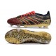 Crampon adidas Predator Elite FG Rouge Lucide Or Noir