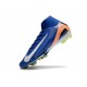 Nike Air Zoom Mercurial Superfly X Elite FG Bleu Blanc Orange