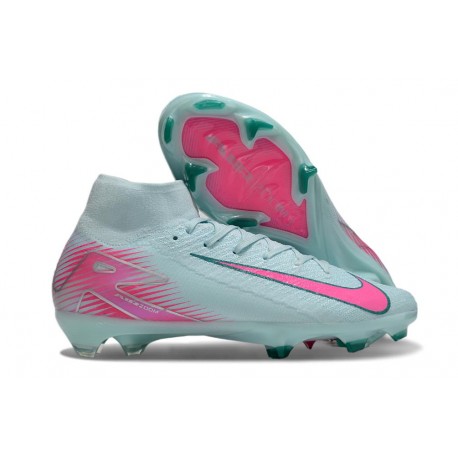 Nike Air Zoom Mercurial Superfly X Elite FG Bleu Glacier Rose