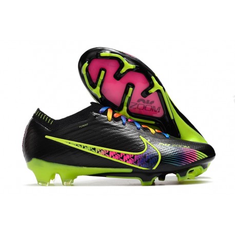 Nike Zoom Mercurial Vapor 15 Elite FG Neuf Noir Blanc Vert
