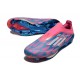 Chaussures adidas F50+ Sans Lacets FG Bleu Solaire Blanc Ftwr Rose