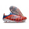 Chaussures de football adidas F50+ Sans Lacets FG Rouge Blanc Bleu