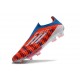 Chaussures de football adidas F50+ Sans Lacets FG Rouge Blanc Bleu