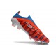 Chaussures de football adidas F50+ Sans Lacets FG Rouge Blanc Bleu
