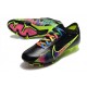 Nike Zoom Mercurial Vapor 15 Elite FG Neuf Noir Blanc Vert