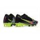 Nike Zoom Mercurial Vapor 15 Elite FG Neuf Noir Blanc Vert