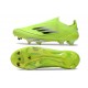 Chaussures de football adidas F50+ Sans Lacets FG Jaune Solaire Noir