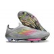 Chaussures de football adidas F50+ Sans Lacets FG Gris Jaune Solaire