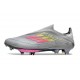 Chaussures de football adidas F50+ Sans Lacets FG Gris Jaune Solaire