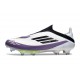 Chaussures de football adidas F50+ Sans Lacets FG X Messi Blanc Ftwr Noir Violet Uni