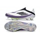 Chaussures de football adidas F50+ Sans Lacets FG X Messi Blanc Ftwr Noir Violet Uni