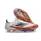 Chaussures de football adidas F50+ Sans Lacets FG X Messi Rouge Noir