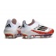 Chaussures de football adidas F50+ Sans Lacets FG X Messi Rouge Noir