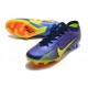 Nike Zoom Mercurial Vapor 15 Elite FG Neuf Violet Jaune