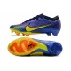 Nike Zoom Mercurial Vapor 15 Elite FG Neuf Violet Jaune