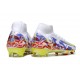 Nike Air Zoom Mercurial Superfly X Elite FG Blanc Violet Jaune