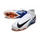 Nike Air Zoom Mercurial Superfly X Elite FG Blanc Bleu Noir