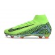Nike Air Zoom Mercurial Superfly X Elite FG Vert Noir