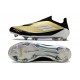 Adidas F50 Elite Sans Lacets FG Doré Noir Blanc