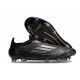 Adidas F50 Elite Sans Lacets FG Noir Argenté Doré