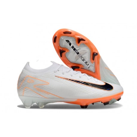 Nike Zoom Mercurial Vapor 16 Elite FG Blanc Orange Noir