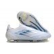 Adidas F50 Elite Sans Lacets FG Blanc Bleu