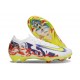 Nike Zoom Mercurial Vapor 16 Elite FG Blanc Jaune Violet Rouge