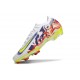 Nike Zoom Mercurial Vapor 16 Elite FG Blanc Jaune Violet Rouge