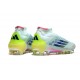 Crampon Adidas F50 Elite Mid FG Stellar Icon - Bleu Jaune
