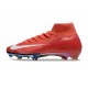 Nike Zoom Mercurial Superfly 10 Elite FG Rouge Blanc
