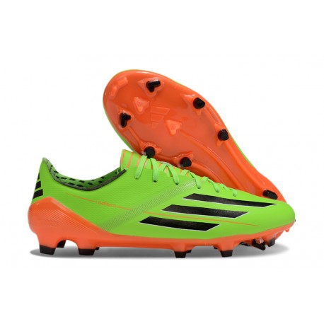 Crampon de Foot Adidas F50 Elite FG Vert Noir Orange