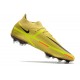 Nike Phantom GT 2 Elite DF FG Chaussure Jaune