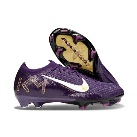 Nike Zoom Mercurial Vapor 16 Elite FG X MBAPPÉ Violet Grandiose Ivoire Pâle