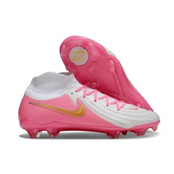 Chaussure Nike Phantom Luna 2 Elite FG Rose Blanc