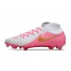Chaussure Nike Phantom Luna 2 Elite FG Rose Blanc