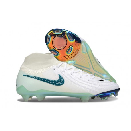 Chaussure Nike Phantom Luna 2 Elite FG Blanc Vert