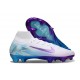 Nike Zoom Mercurial Superfly 10 Elite FG Blanc Violet Bleu