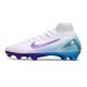 Nike Zoom Mercurial Superfly 10 Elite FG Blanc Violet Bleu