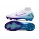 Nike Zoom Mercurial Superfly 10 Elite FG Blanc Violet Bleu