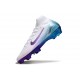 Nike Zoom Mercurial Superfly 10 Elite FG Blanc Violet Bleu