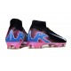 Nike Zoom Mercurial Superfly 10 Elite FG Noir Blanc Rose Bleu