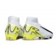 Nike Zoom Mercurial Superfly 10 Elite FG Blanc Noir Jaune