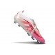 Crampon Adidas Predator Elite FT FG Rose Blanc