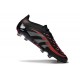 Chaussures adidas Predator Elite FG Noir Gris Quatre Rouge Lucide