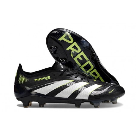 Chaussures adidas Predator Elite FG Noir Blanc Citron Lucid