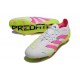 Chaussures adidas Predator Elite FG Blanc Rose Lucide Citron Lucide