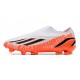 adidas X Speedportal+ FG Crampon de Foot Messi Blanc Rouge Noir